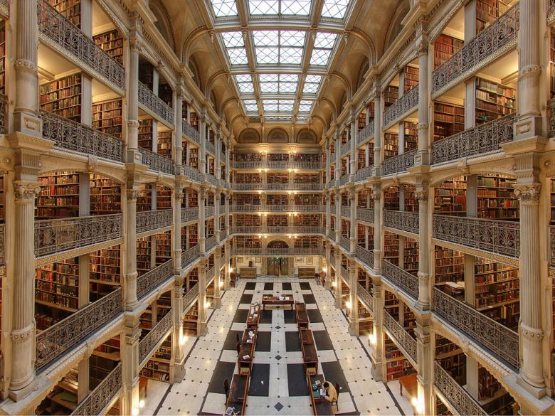 george-peabody-library-baltimore-maryland-amerika